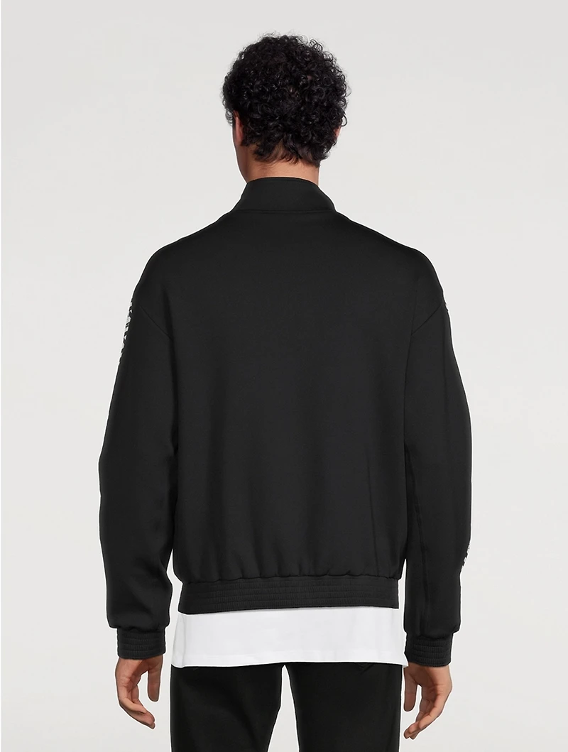 Greca Signature Accent Track Jacket