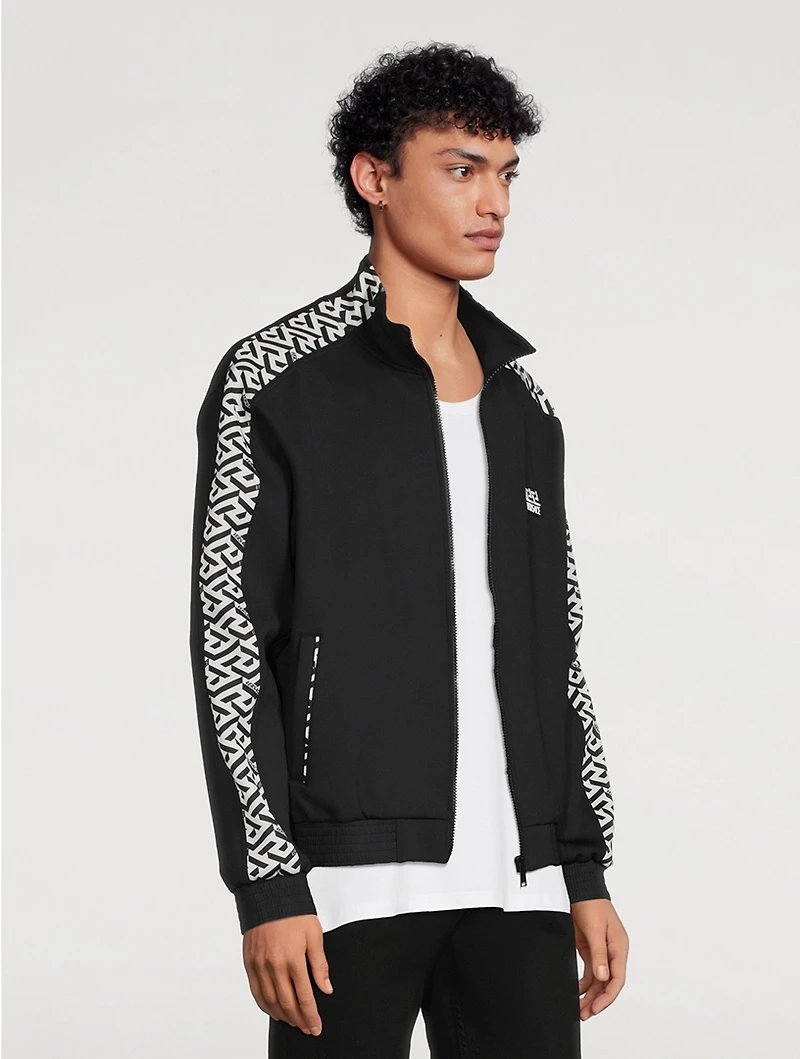 Greca Signature Accent Track Jacket