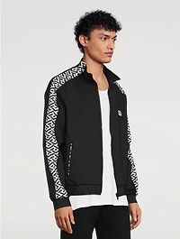 Greca Signature Accent Track Jacket