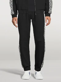 Greca Signature Accent Track Pants