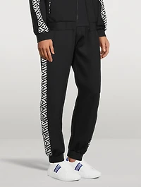 Greca Signature Accent Track Pants