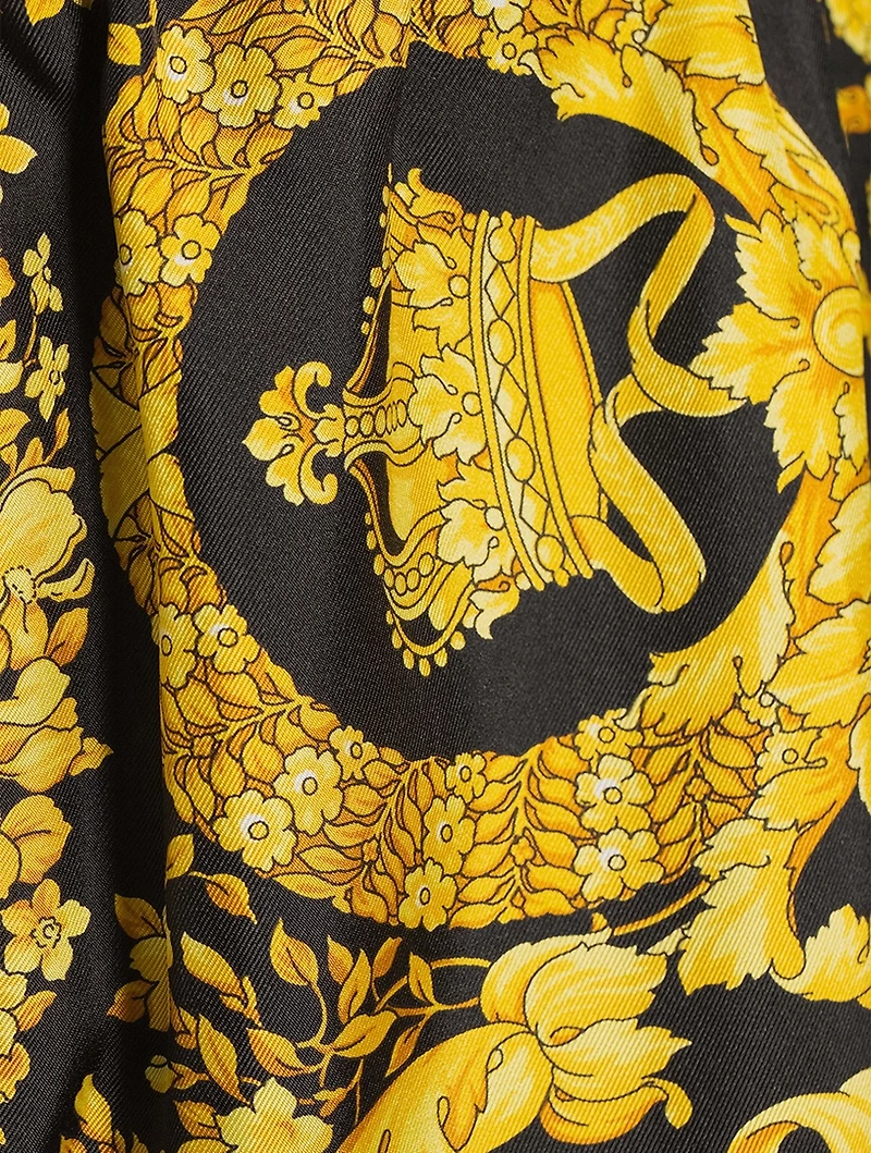 Barocco Silk Shorts