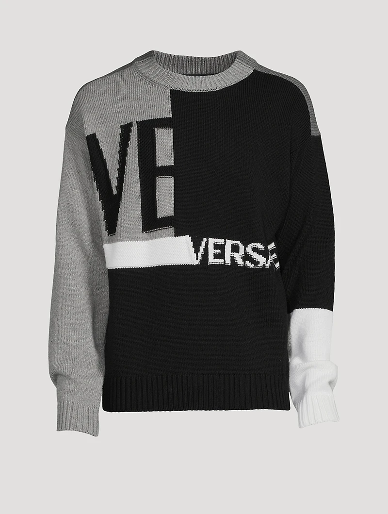 Wool Colourblock Sweater