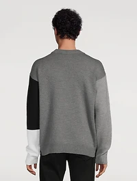 Wool Colourblock Sweater