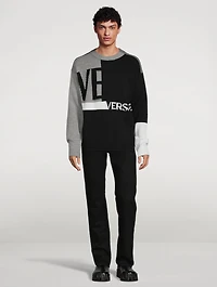 Wool Colourblock Sweater