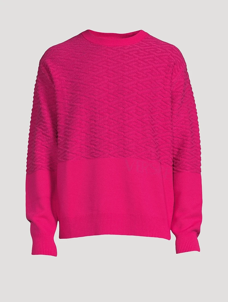 Greca Wool Sweater