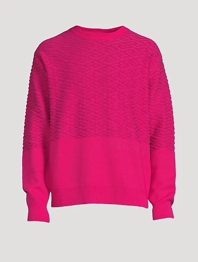 Greca Wool Sweater
