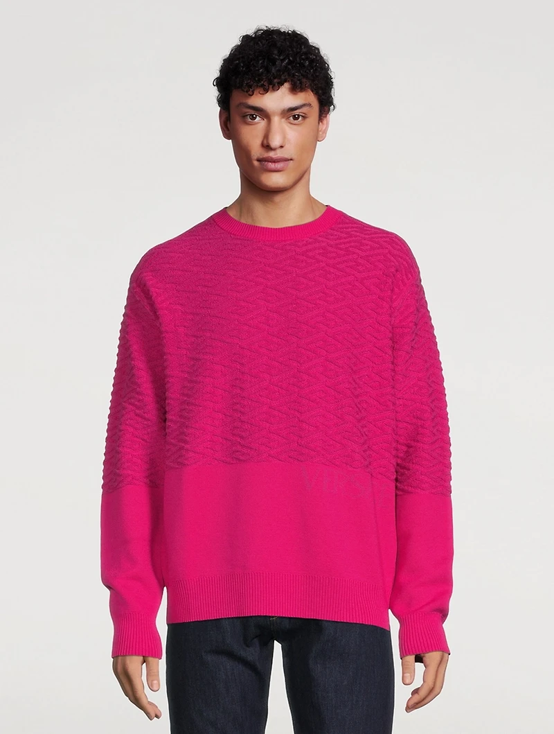 Greca Wool Sweater