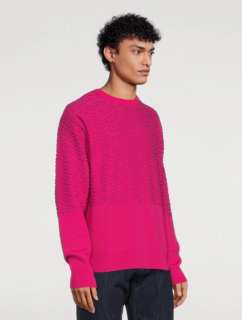 Greca Wool Sweater