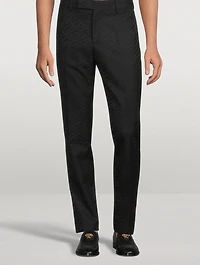 Greca Signature Wool Pants