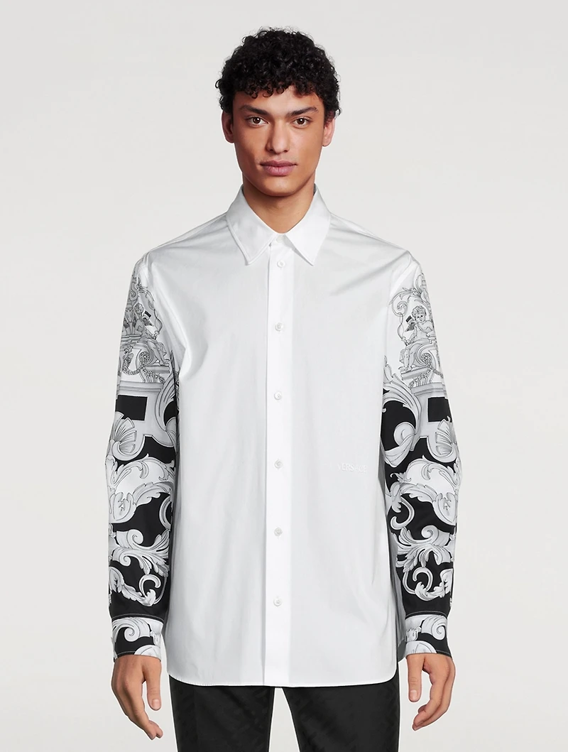 Baroque Cotton Long-Sleeve Shirt