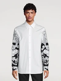 Baroque Cotton Long-Sleeve Shirt