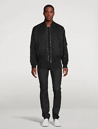 Cotton Slim-Fit Jeans With Medusa Pocket