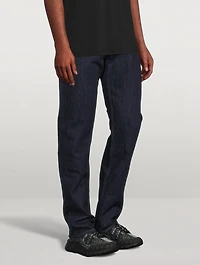 Cotton Jeans With Buckle