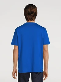 Greca Cotton Logo T-Shirt