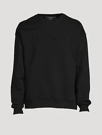 Logo Shearling Sweatshirt