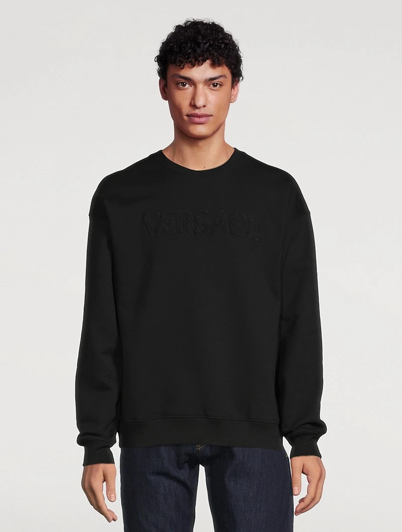 Logo Shearling Sweatshirt