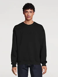 Logo Shearling Sweatshirt