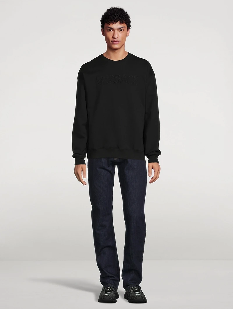 Logo Shearling Sweatshirt