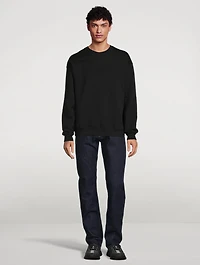 Logo Shearling Sweatshirt