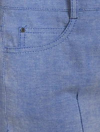 Stretch Cotton Five-Pocket Pants
