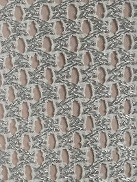 Metallic Lurex Cotton Crochet Gown