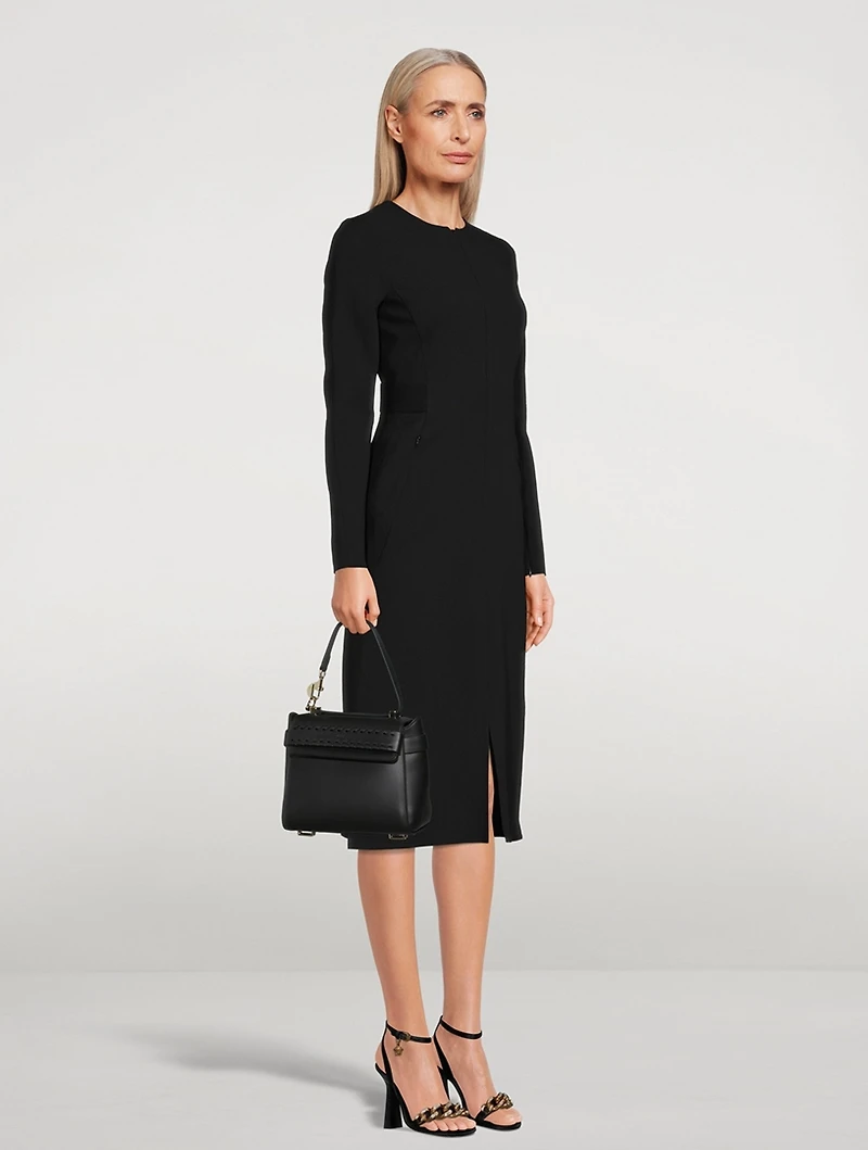 Wool Double-Face Sheath Dress