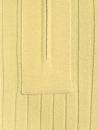 Short-Sleeve Rib Knit Polo Shirt