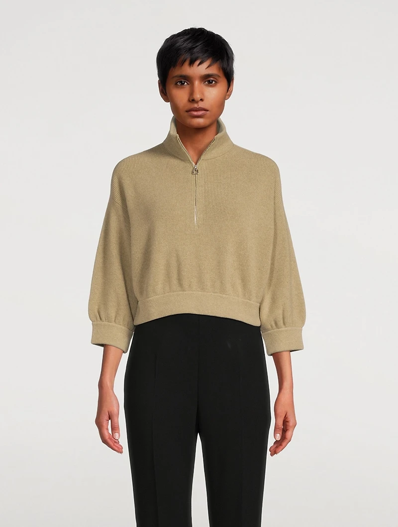 Cashmere Polo Sweater