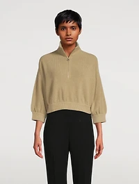 Cashmere Polo Sweater