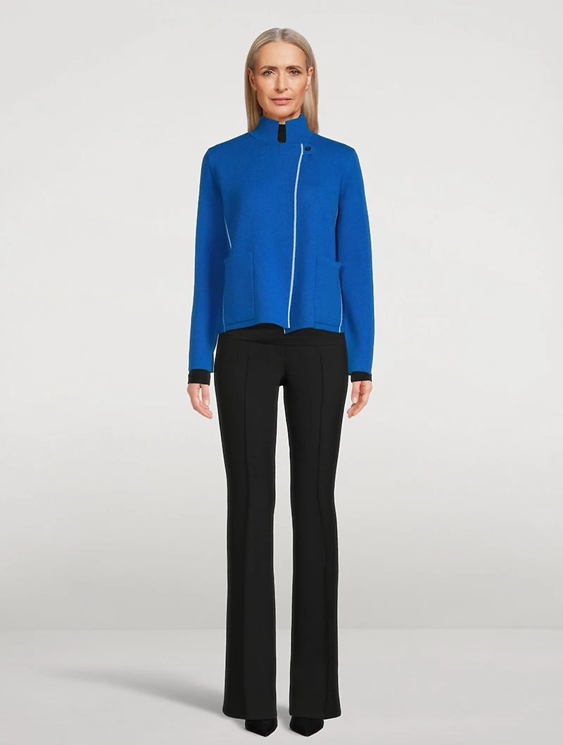 Reversible Cashmere Double-Face Cardigan