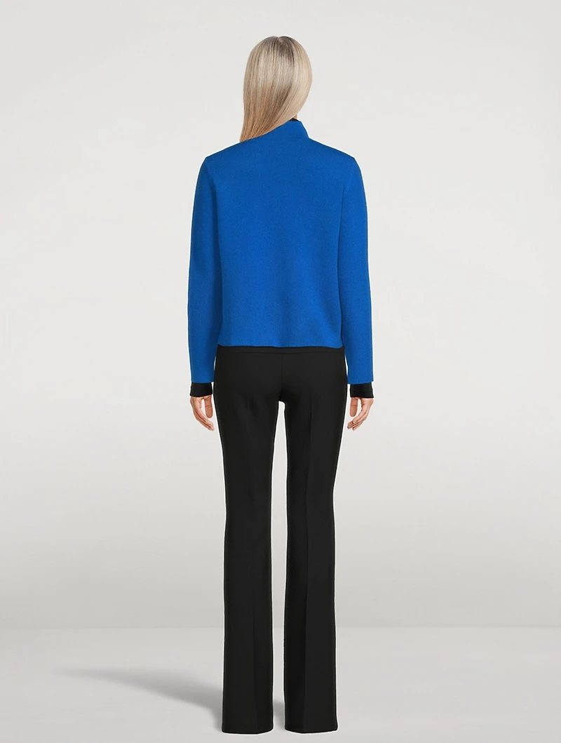Reversible Cashmere Double-Face Cardigan