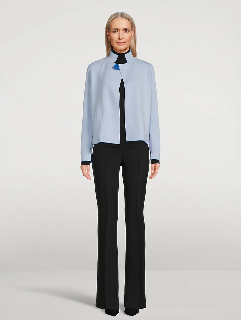 Reversible Cashmere Double-Face Cardigan