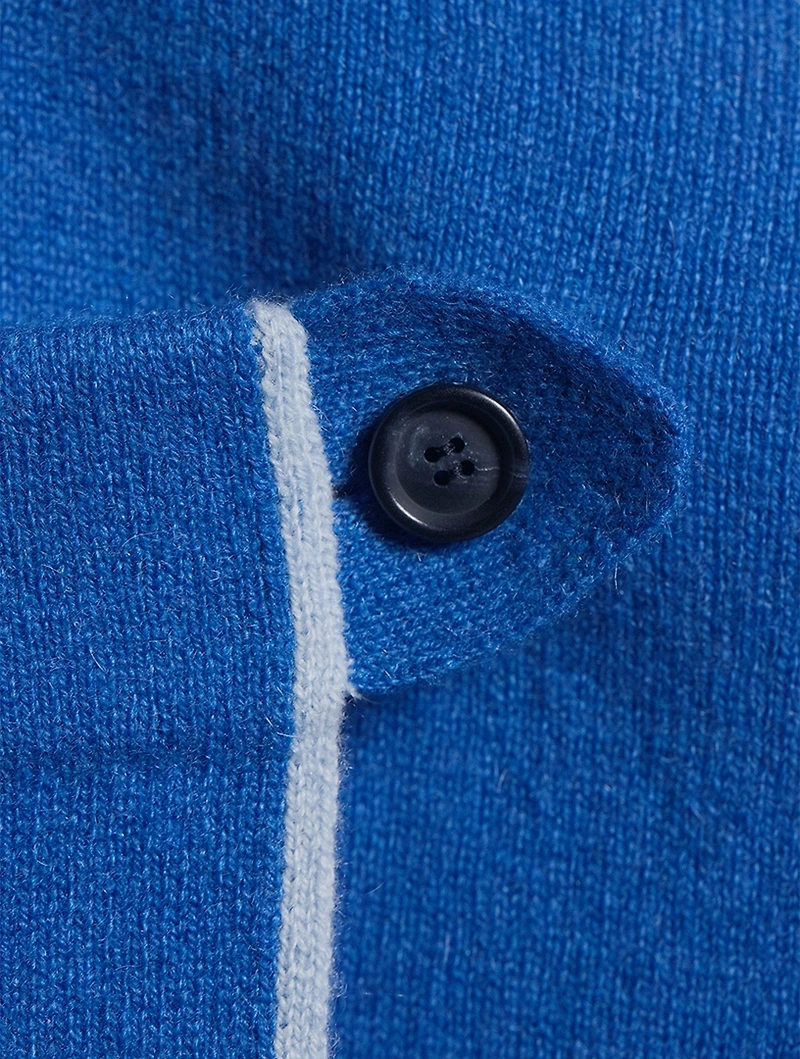 Reversible Cashmere Double-Face Cardigan