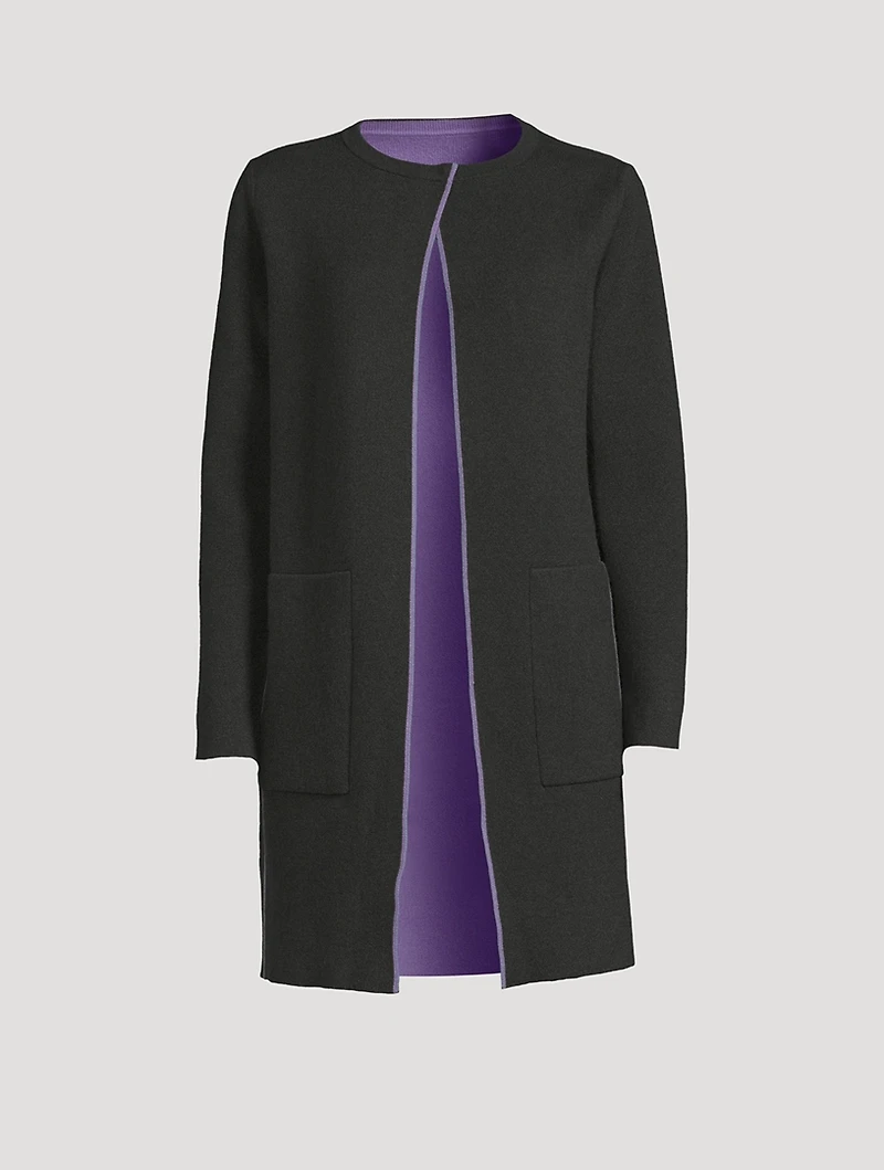 Reversible Cashmere Cardigan