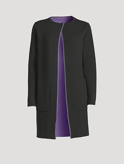 Reversible Cashmere Cardigan