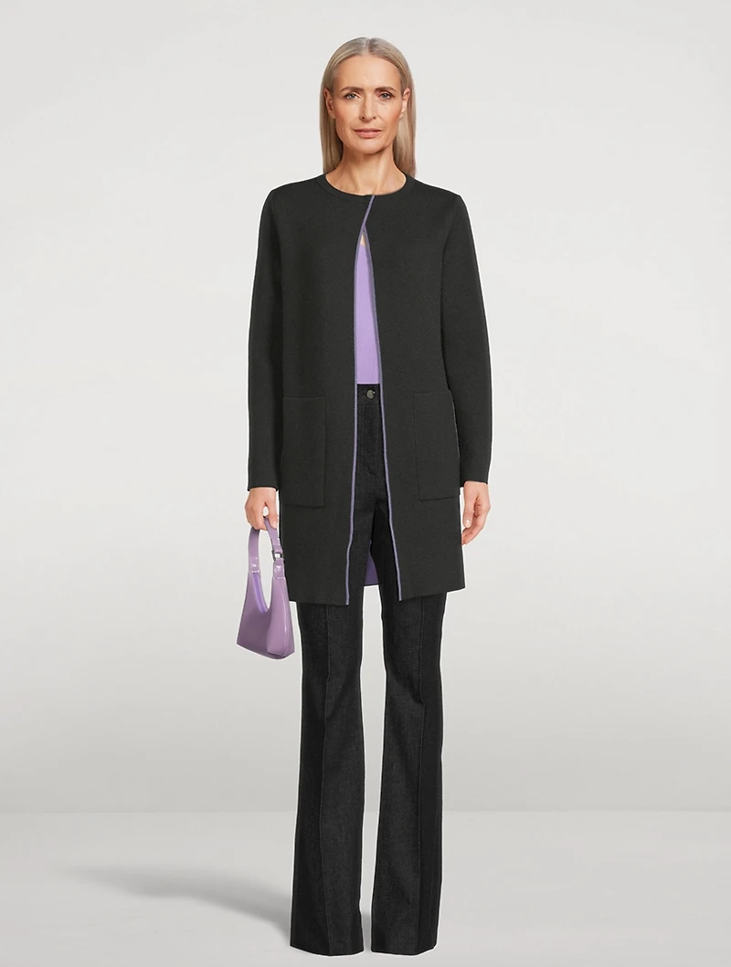 Reversible Cashmere Cardigan