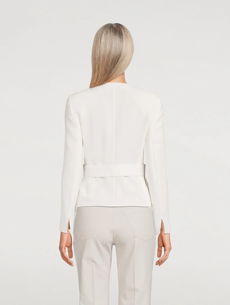 Miriam Wool Crêpe Double-Face Jacket