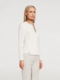 Miriam Wool Crêpe Double-Face Jacket
