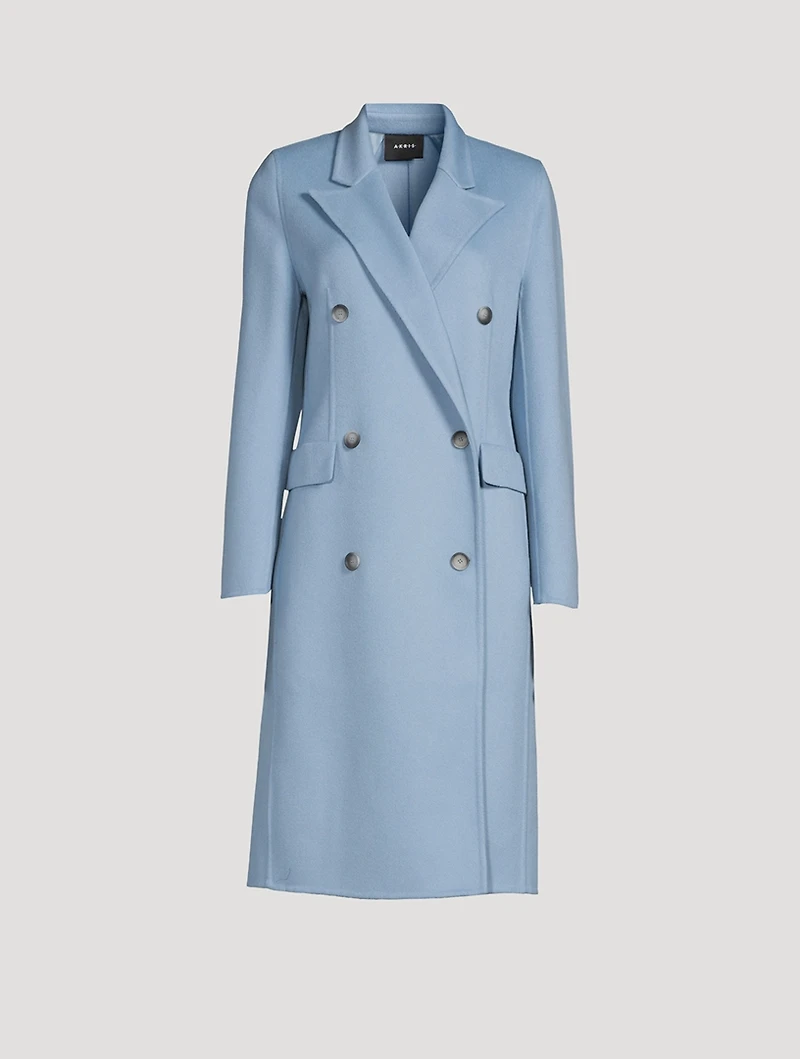 Cashmere Double-Breasted Coat