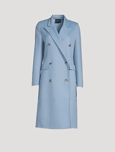 Cashmere Double-Breasted Coat