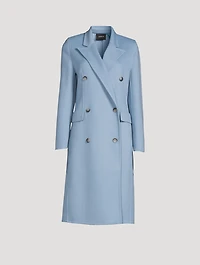 Cashmere Double-Breasted Coat