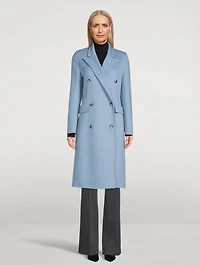 Cashmere Double-Breasted Coat