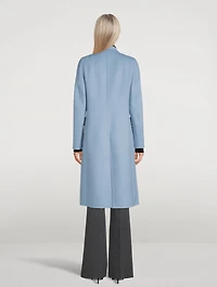 Cashmere Double-Breasted Coat