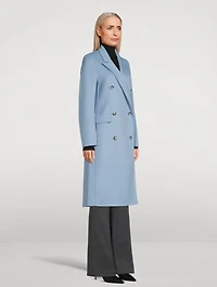 Cashmere Double-Breasted Coat