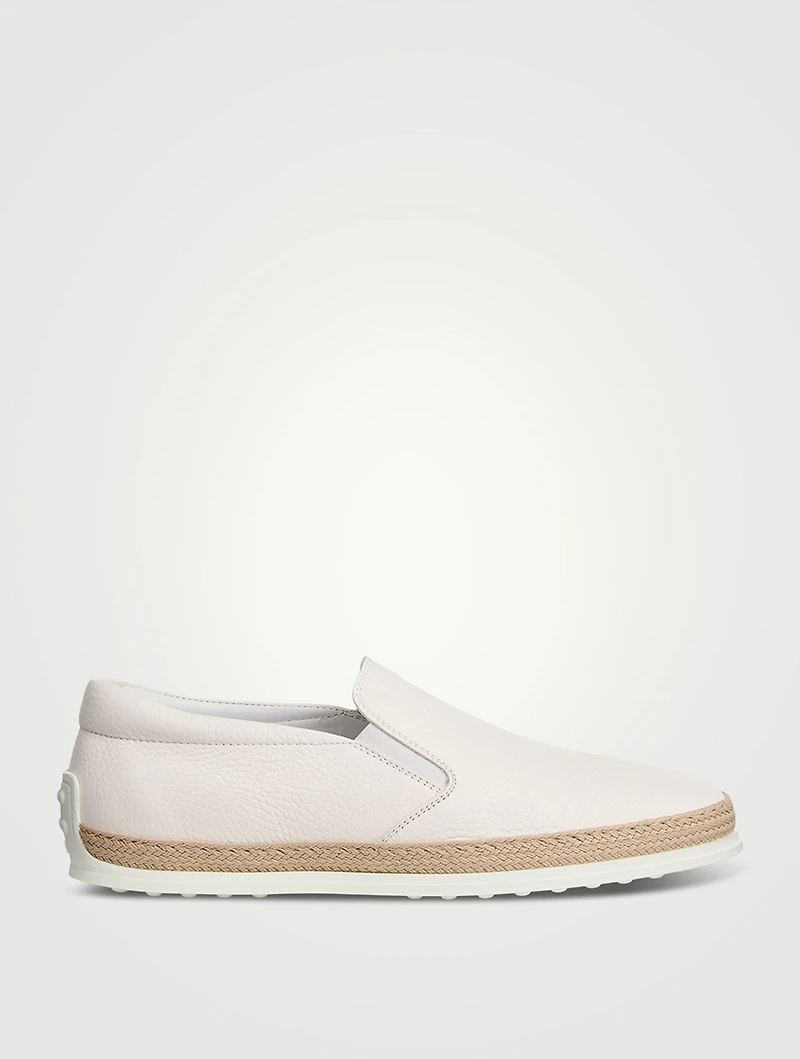 Leather Slip-On Shoes