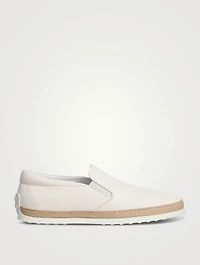 Leather Slip-On Shoes