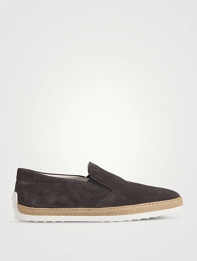 Pantofola Suede Slip-On Espadrille Shoes