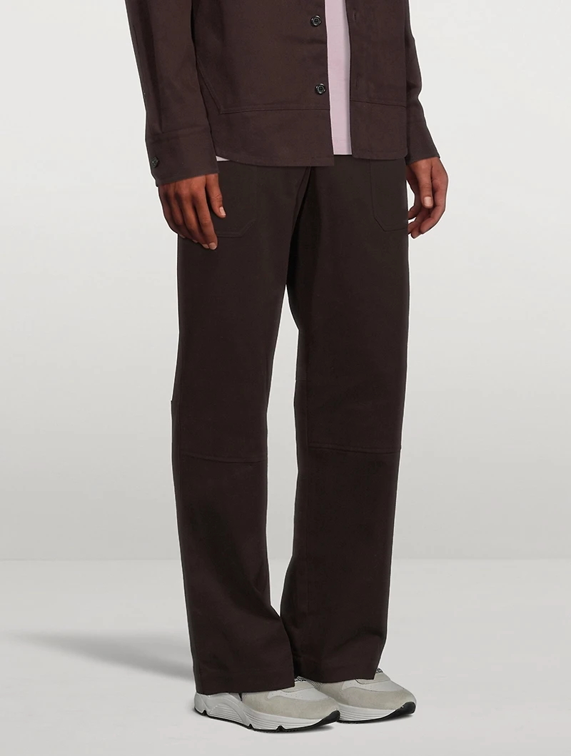 Core Brushed Cotton Pants
