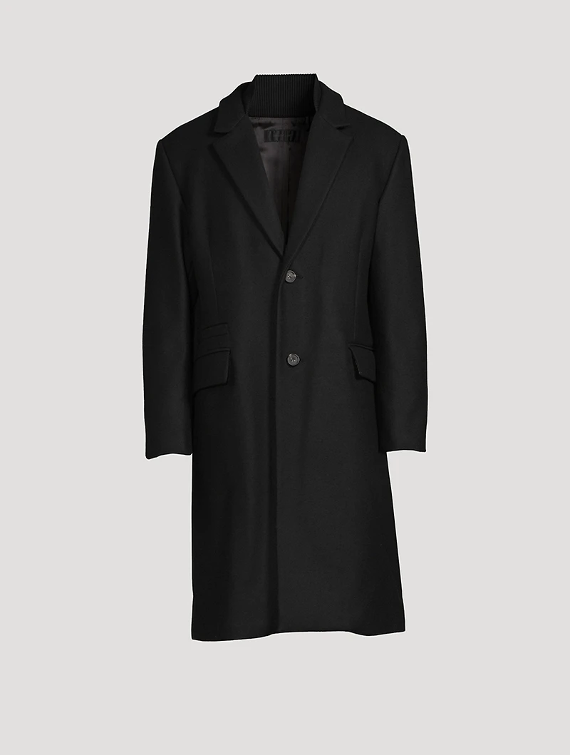 Dense Wool Overcoat